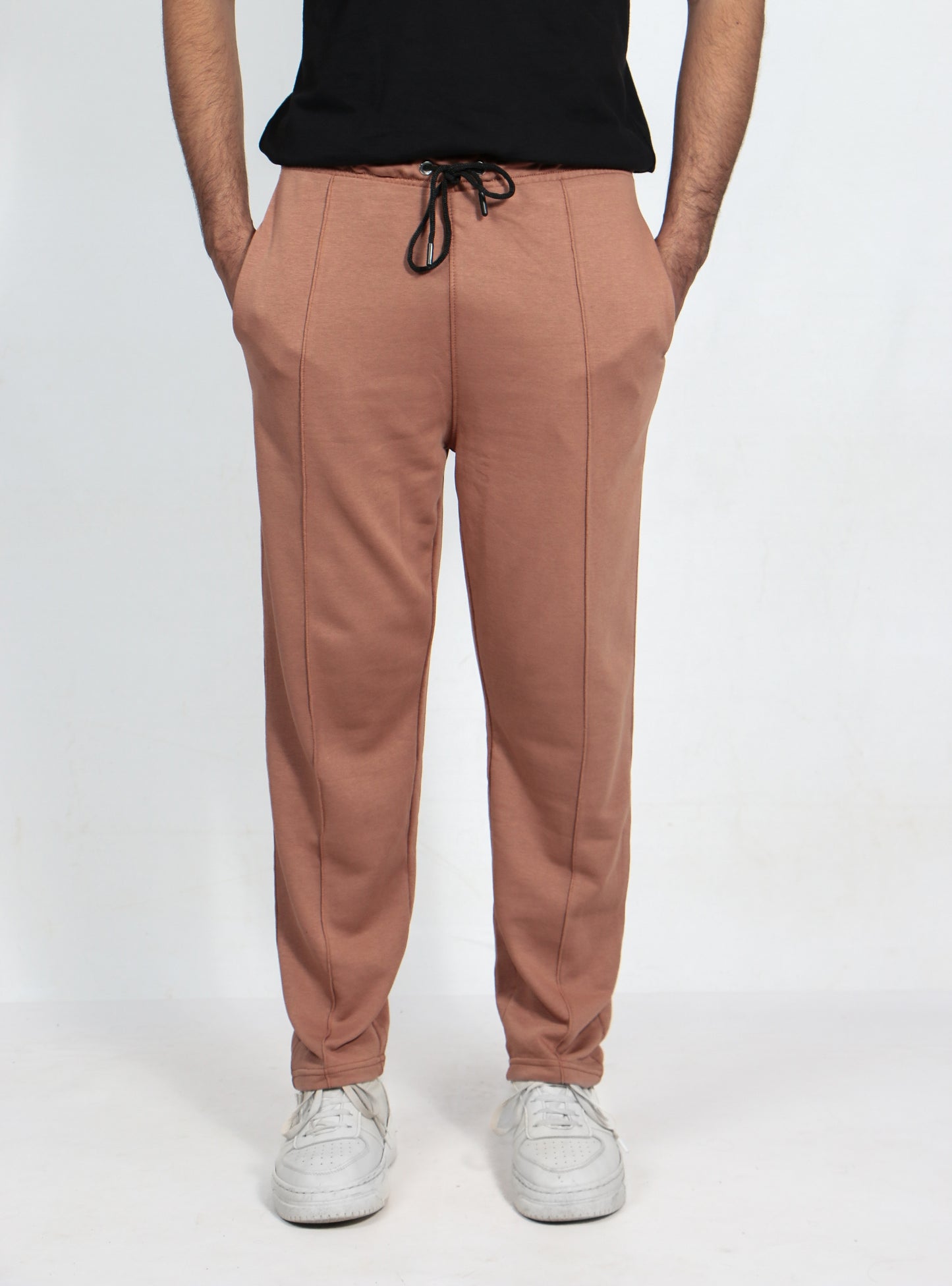 Pleated Trouser in Mocha Mousse
