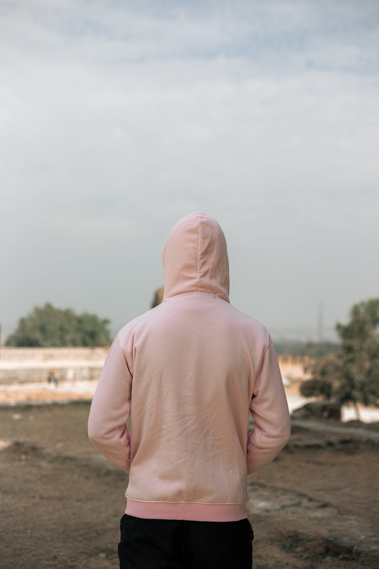 Balaclava Hoodie In Baby Pink