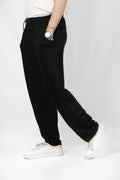 Wide Leg Trouser in Black