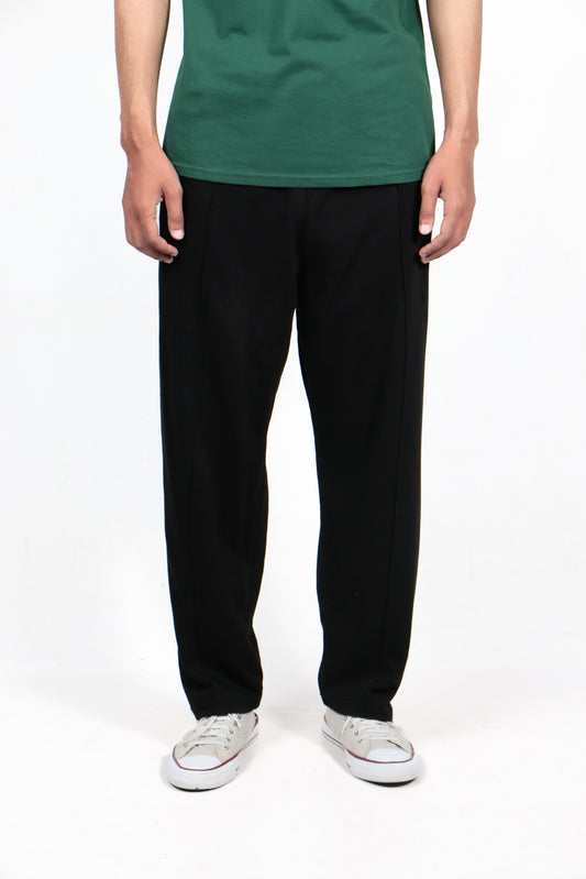 Pleated Trouser in Black