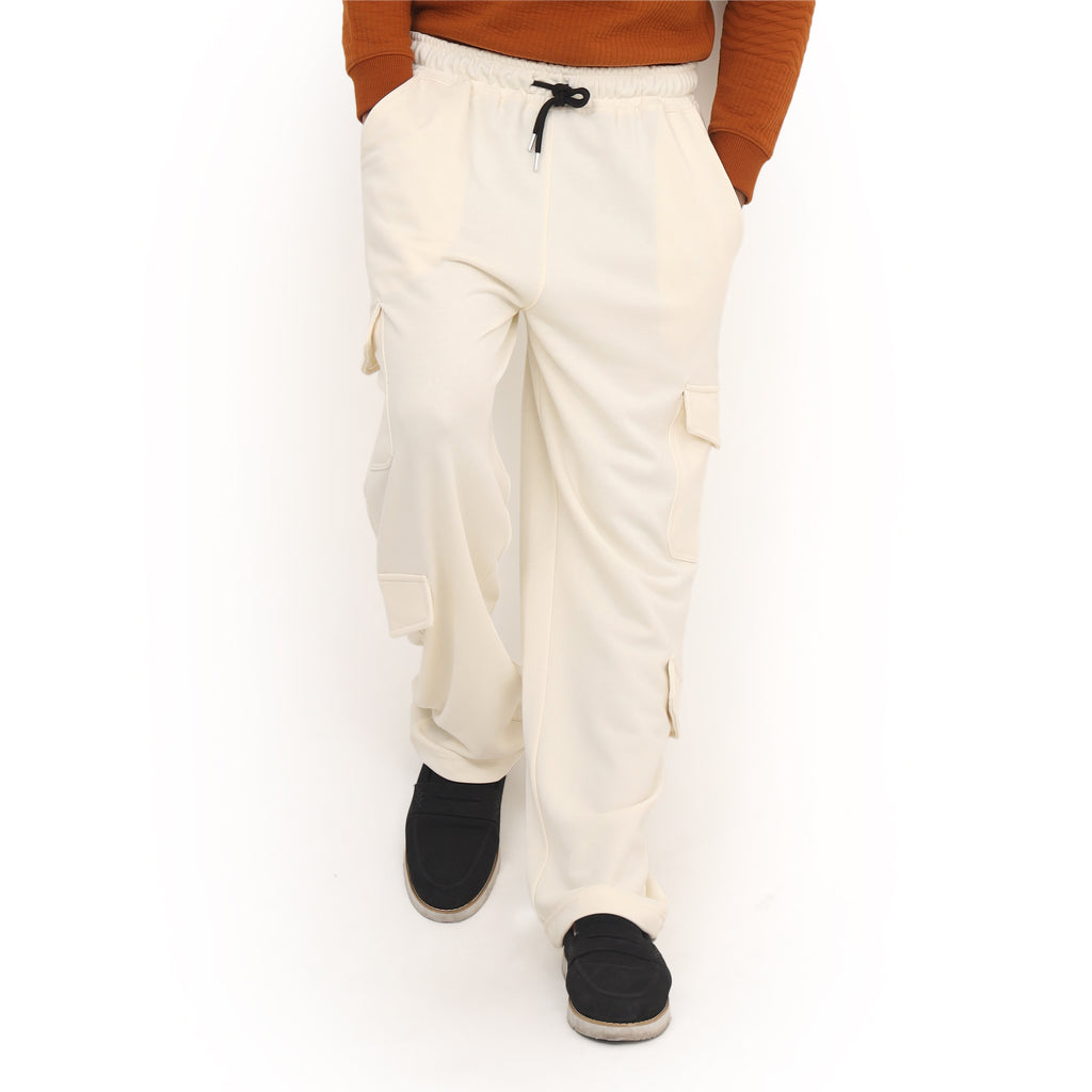 Wide Leg Cargo Trousers