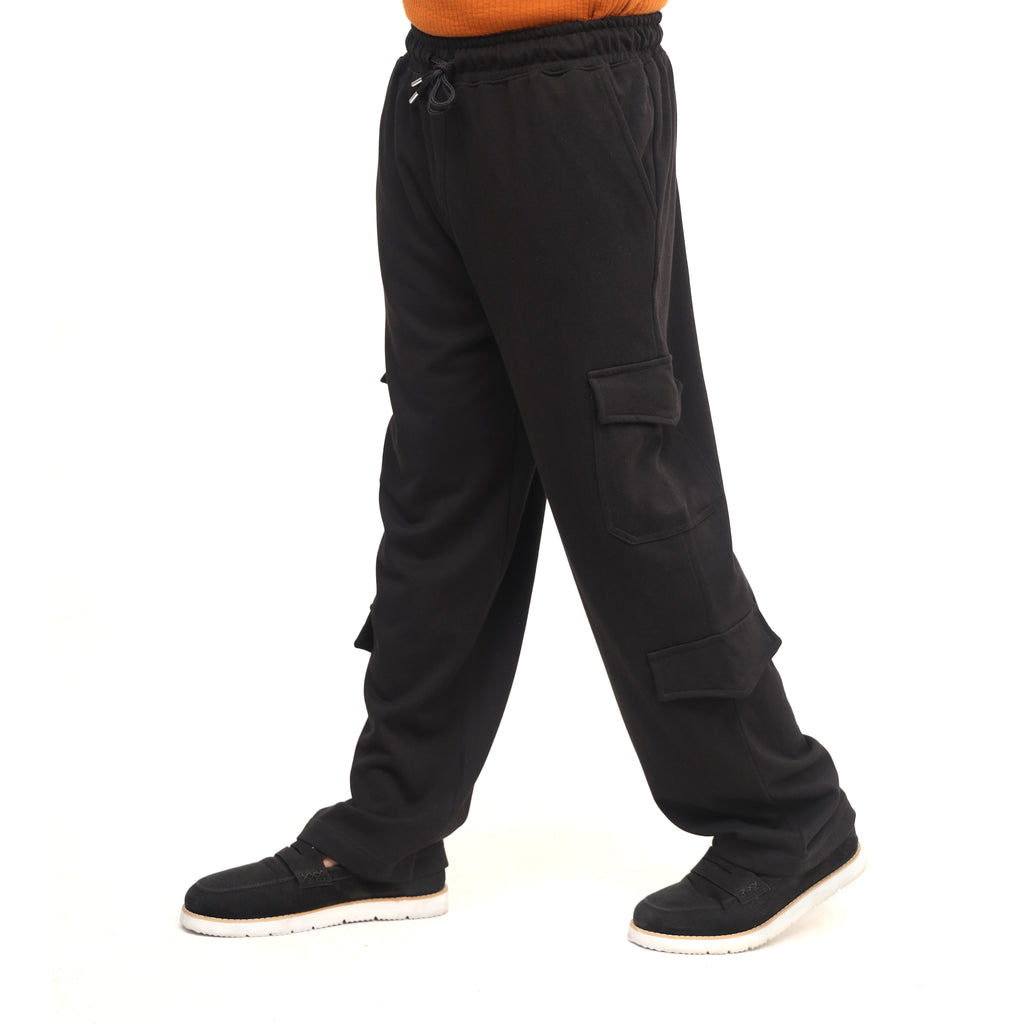 Wide Leg Cargo Trousers
