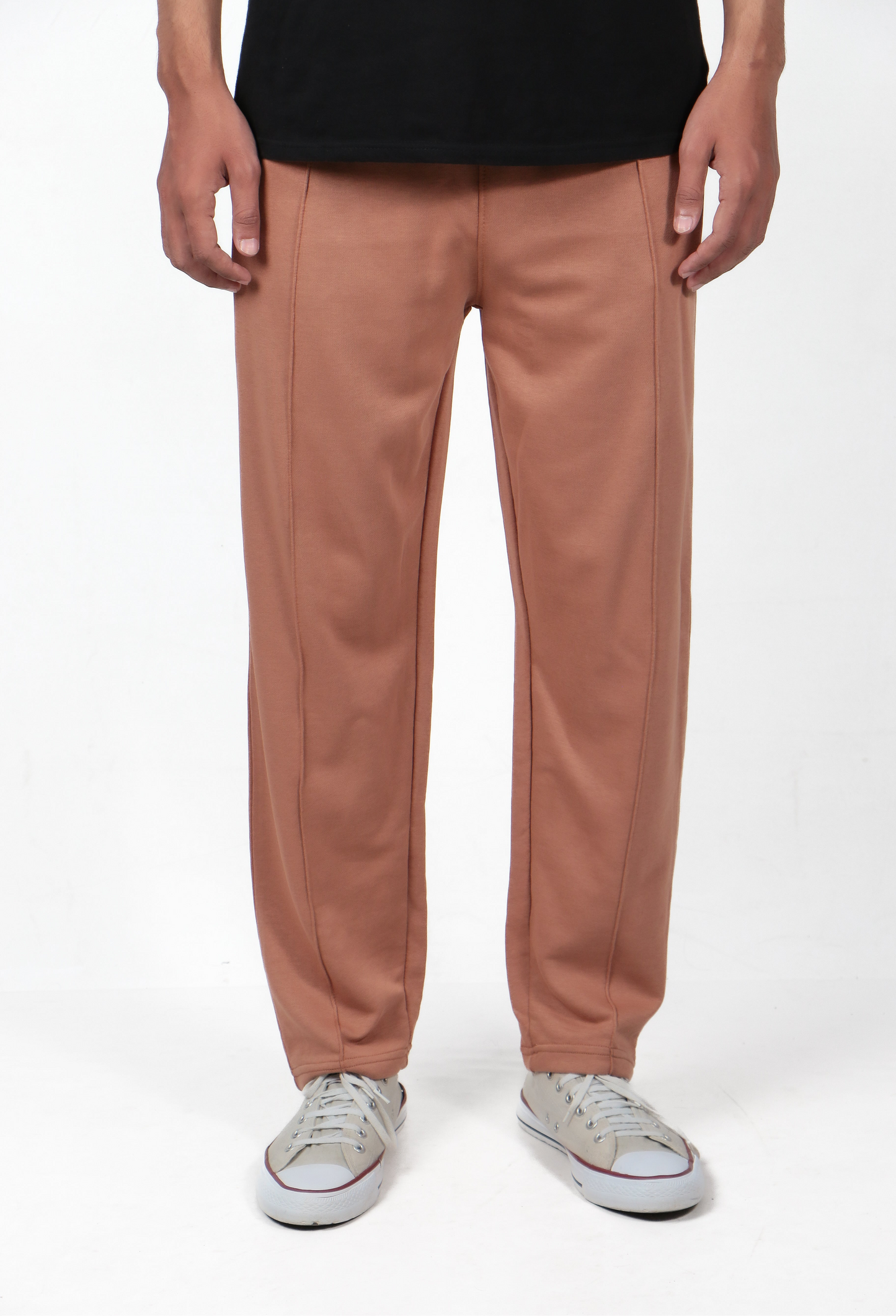 Pleated Trouser in Mocha Mousse