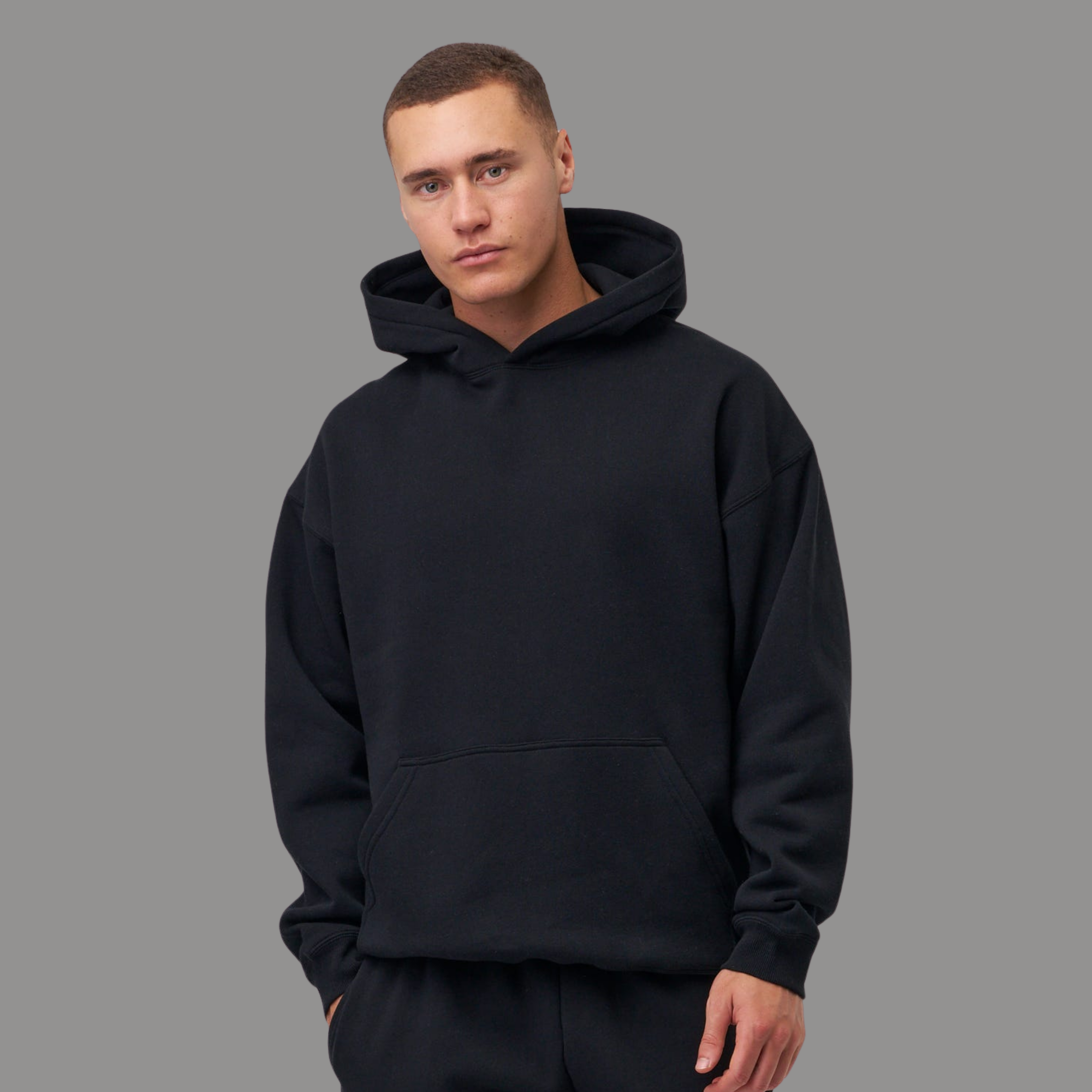 Essential Black Hoodie - ZAZAAR
