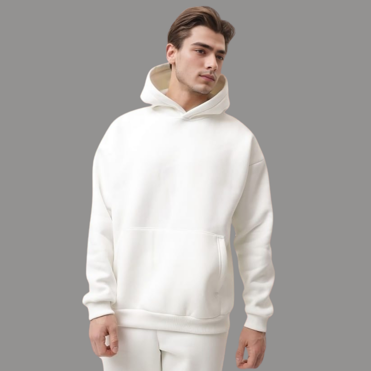 Essential Off White Hoodie ZAZAAR