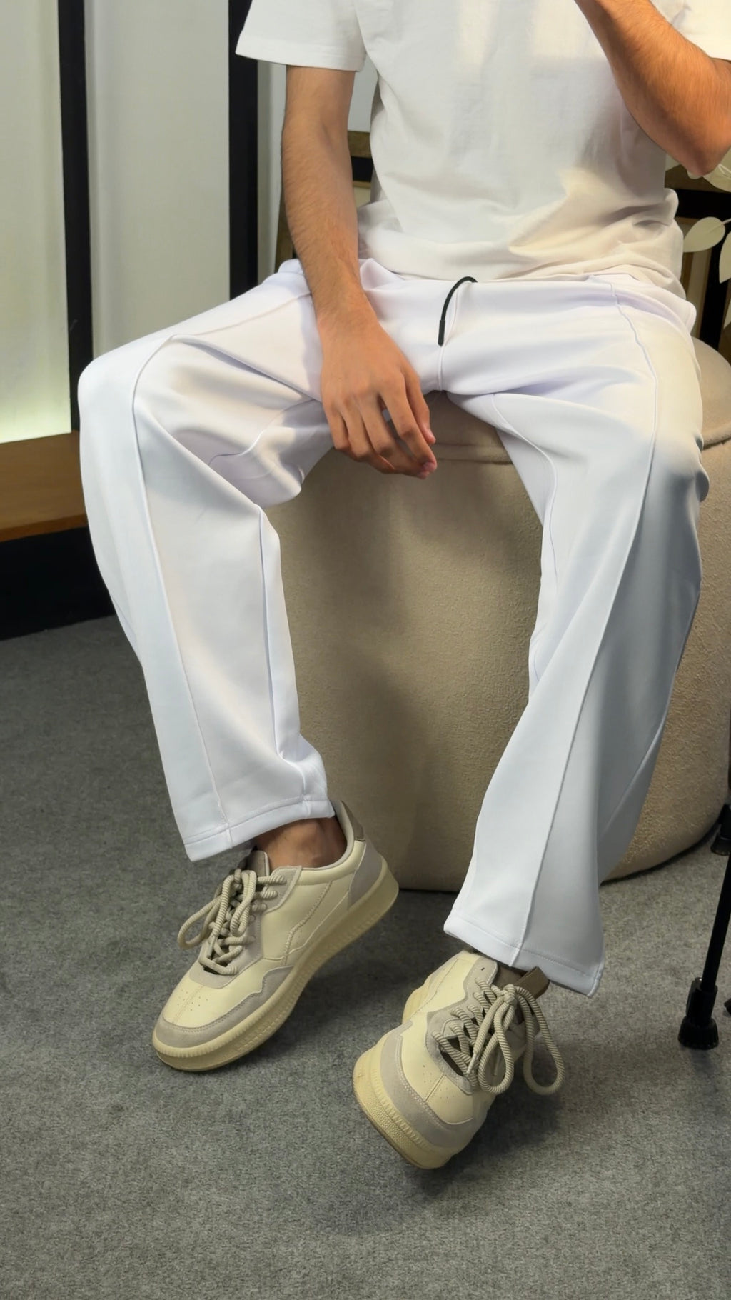 Drawstring Scuba Pants