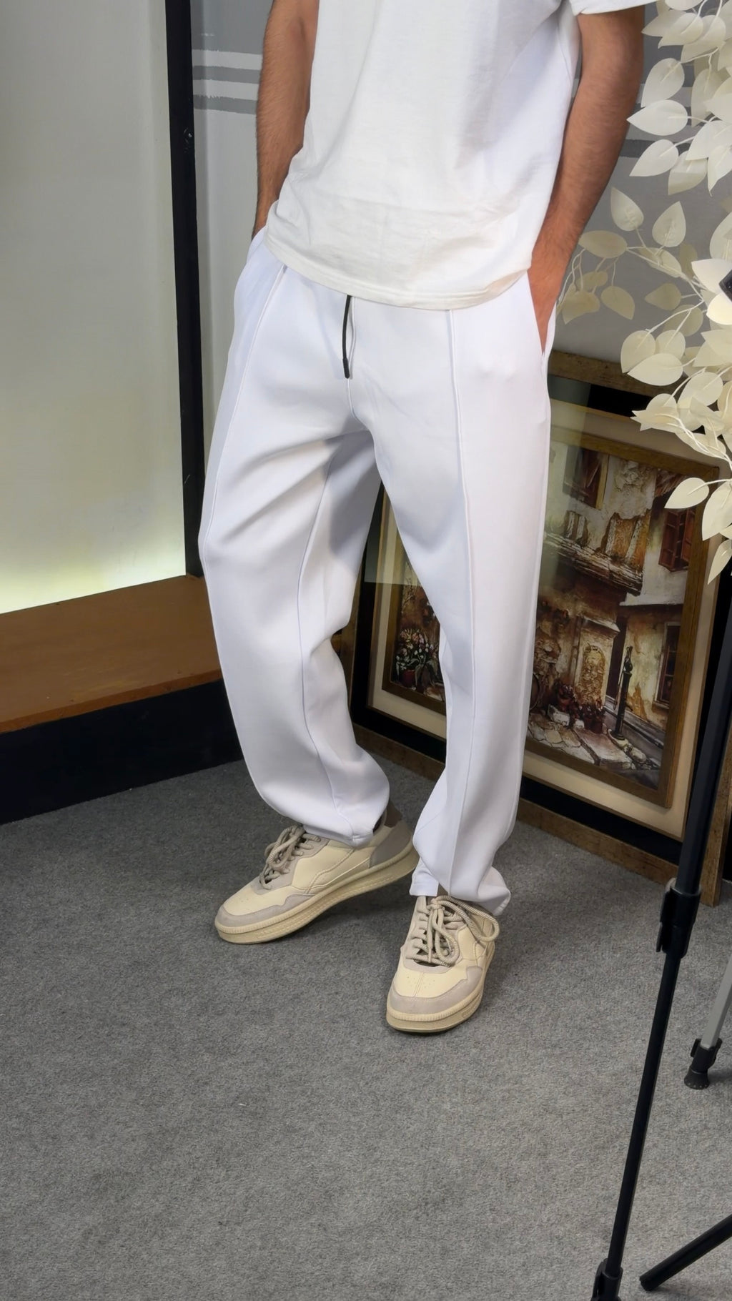 Drawstring Scuba Pants