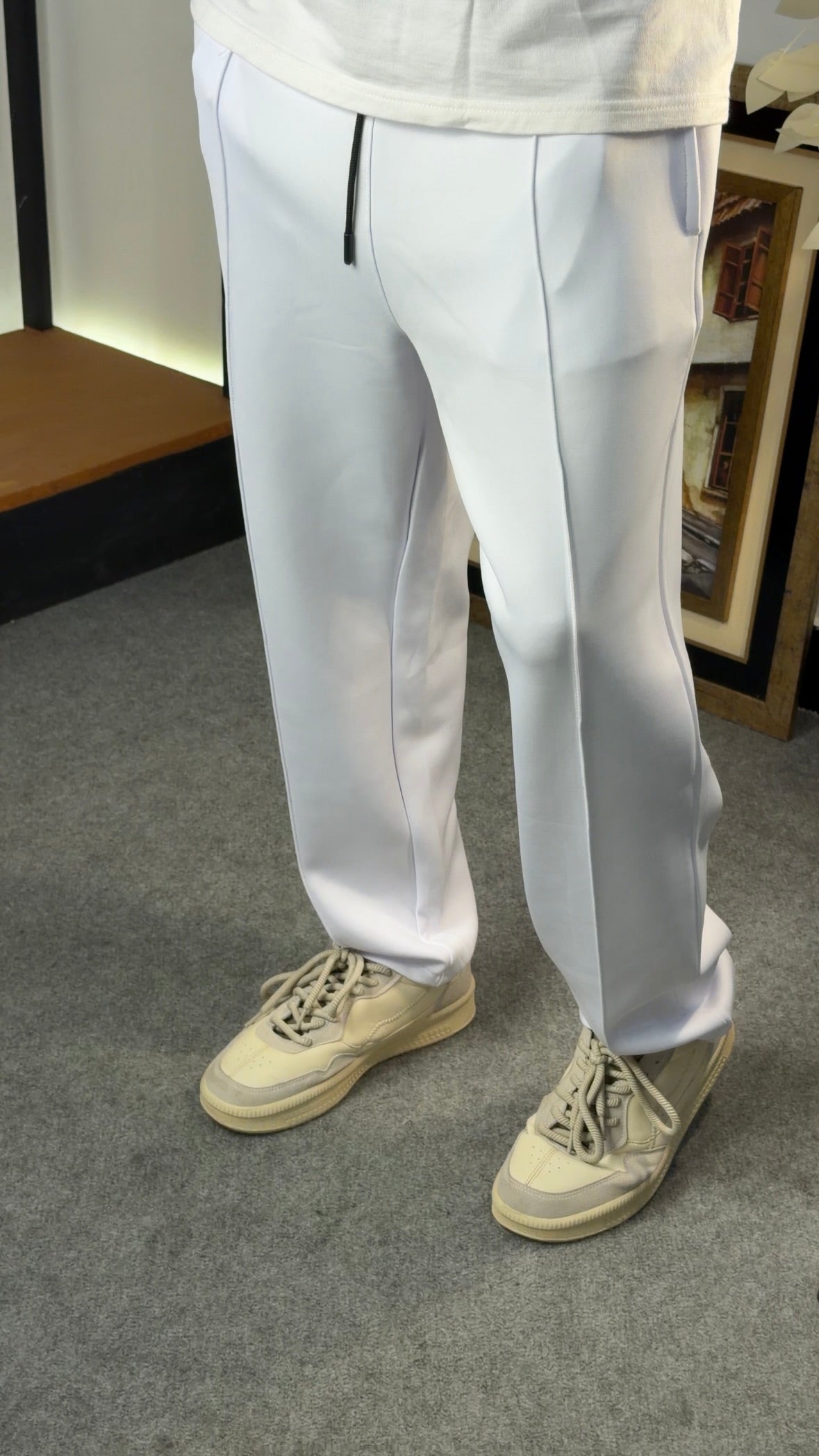 Drawstring Scuba Pants