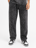 Acid Wash Baggy Trouser