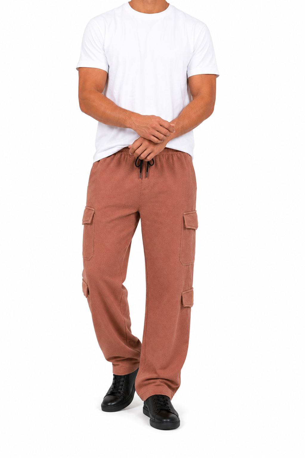 Wide Leg Cargo Trousers