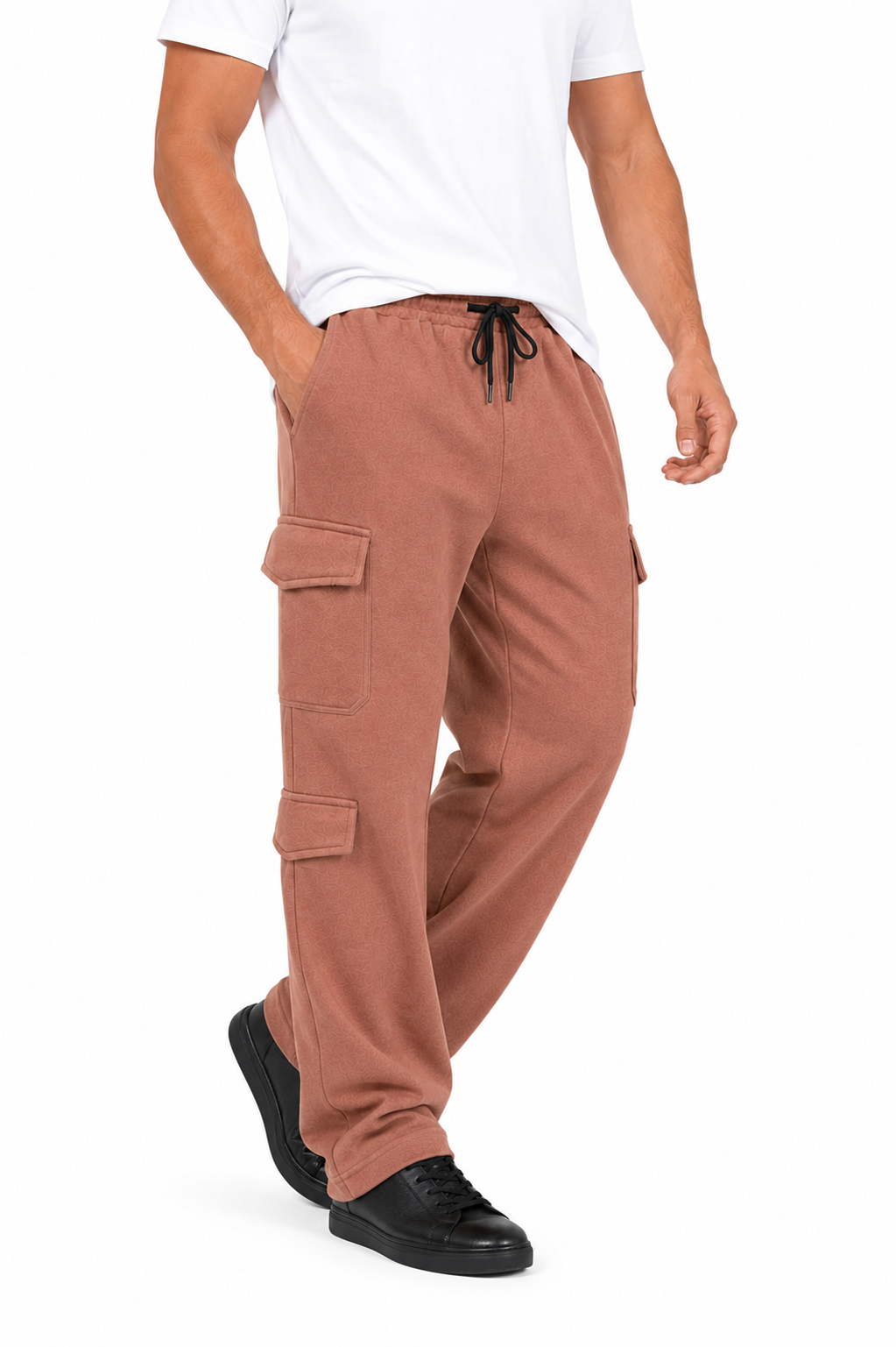 Wide Leg Cargo Trousers