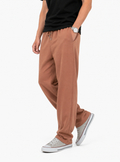 Wide Leg Trouser in Mocha Mousse