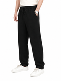 Wide Leg Trouser in Black