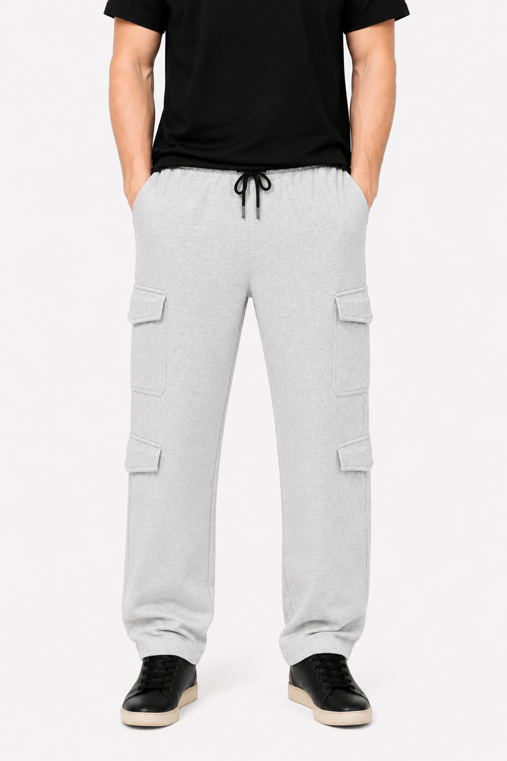 Wide Leg Cargo Trousers