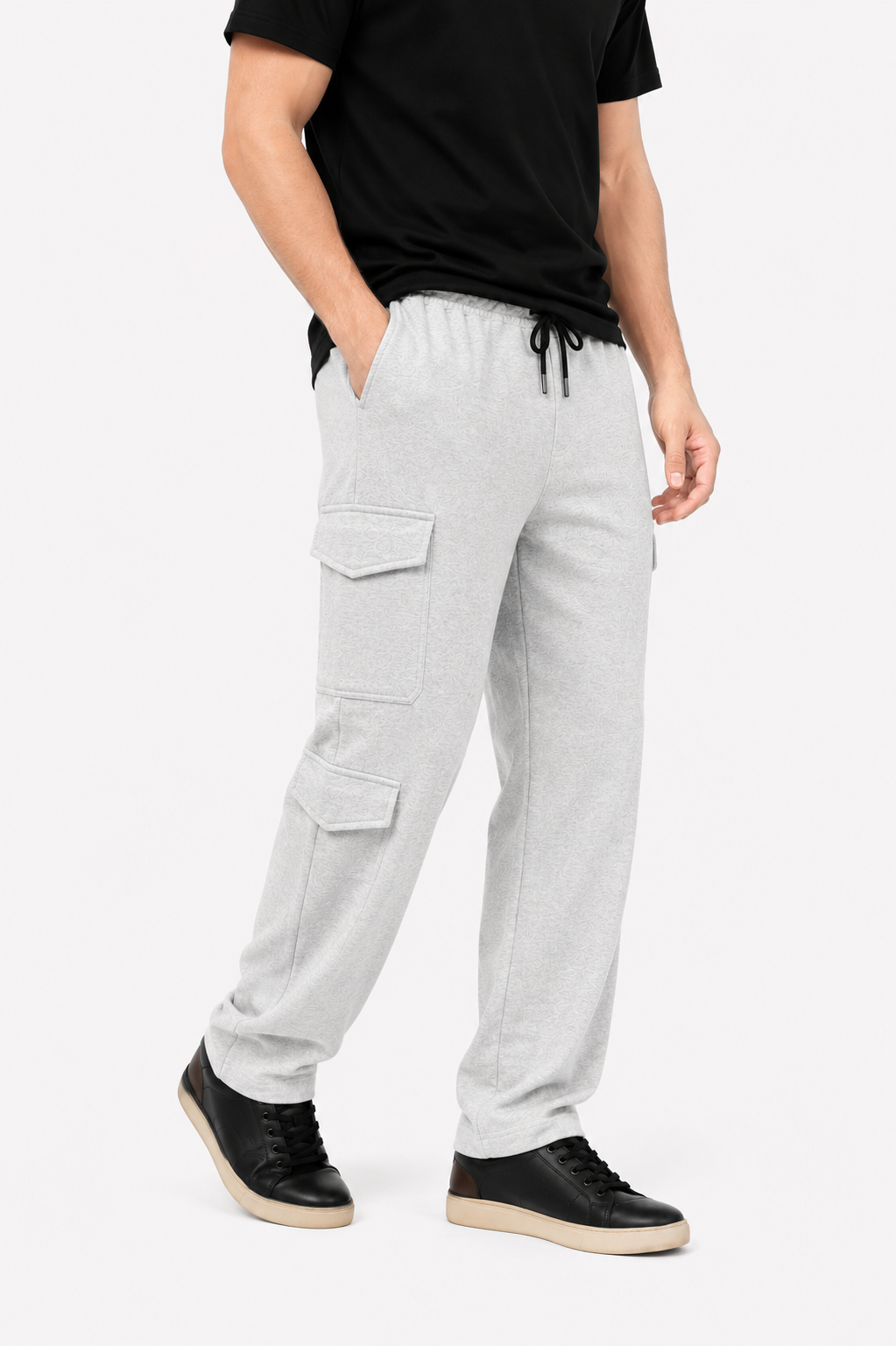 Wide Leg Cargo Trousers