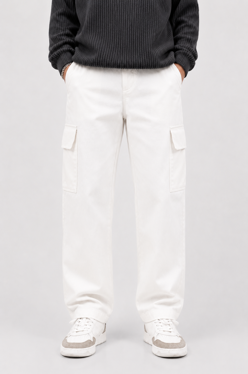 Cargo Pant in White