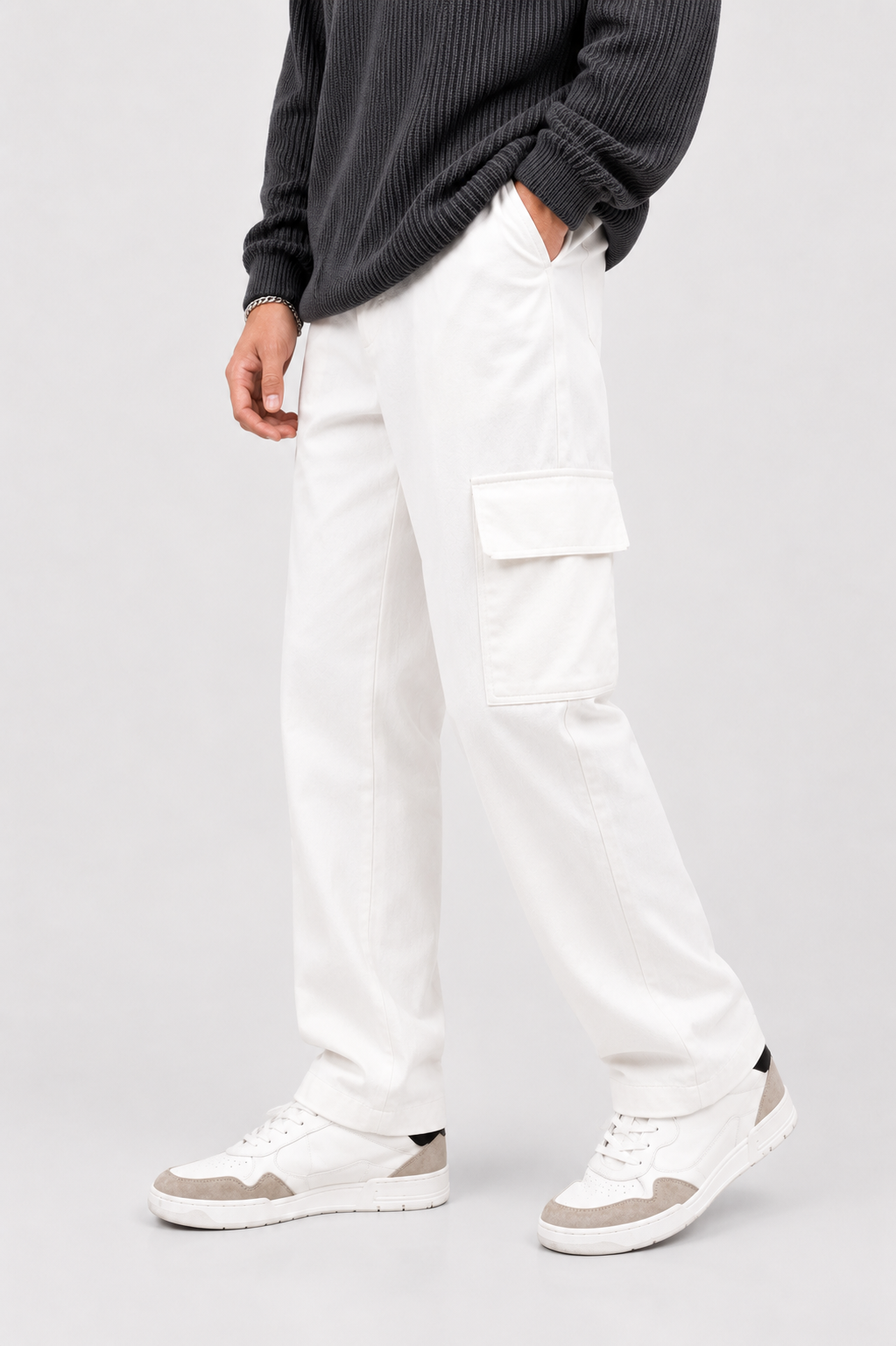 Cargo Pant in White
