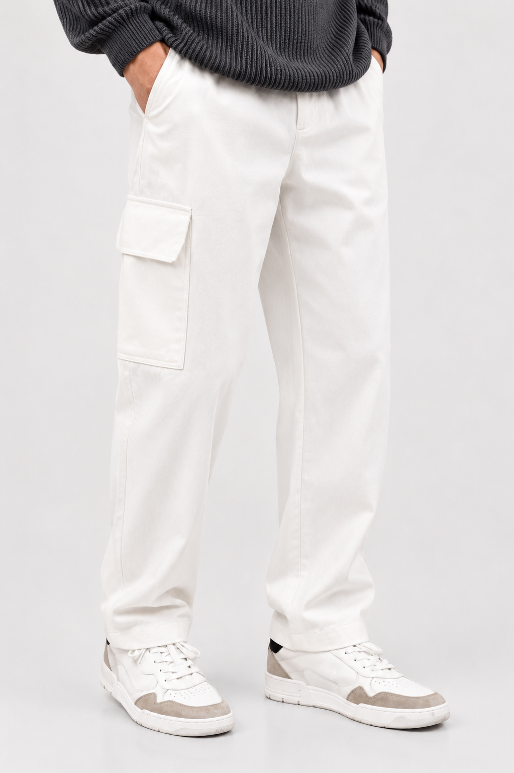 Cargo Pant in White