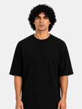 Oversized T-Shirt in Jet Black