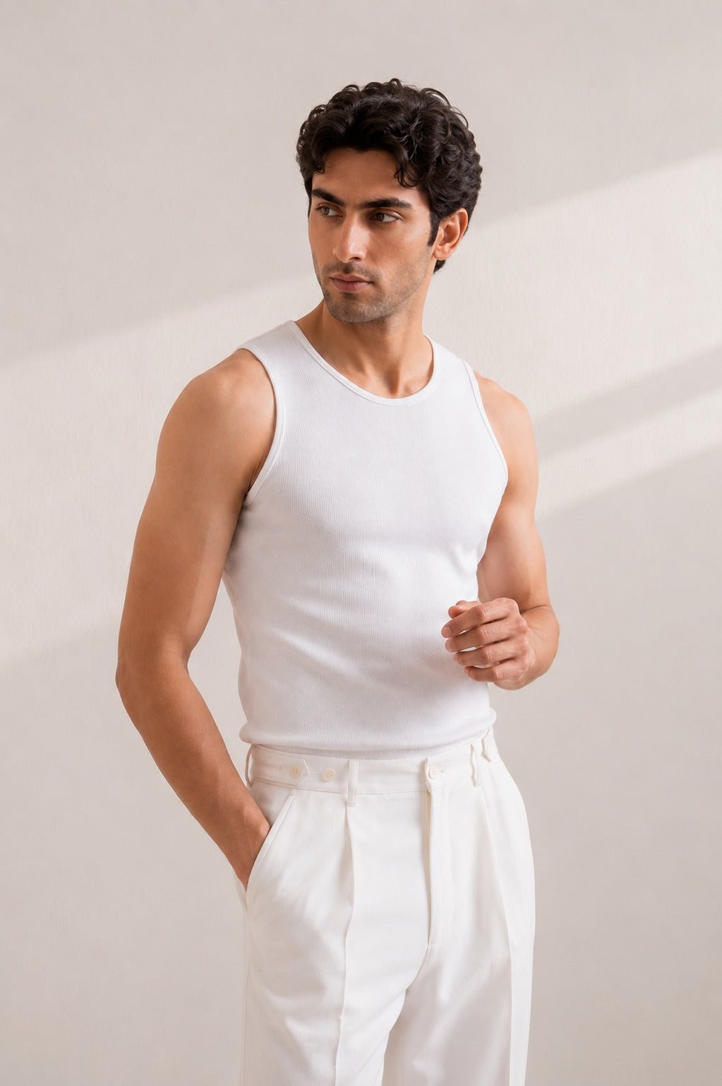 Ribbed Tank Top(Ribbed Vest)