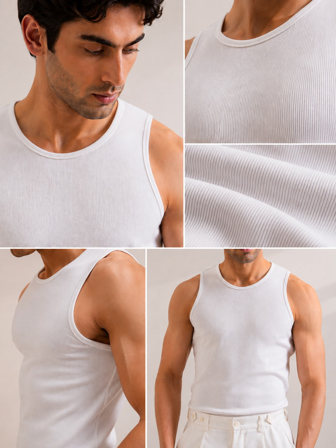 Ribbed Tank Top(Ribbed Vest)
