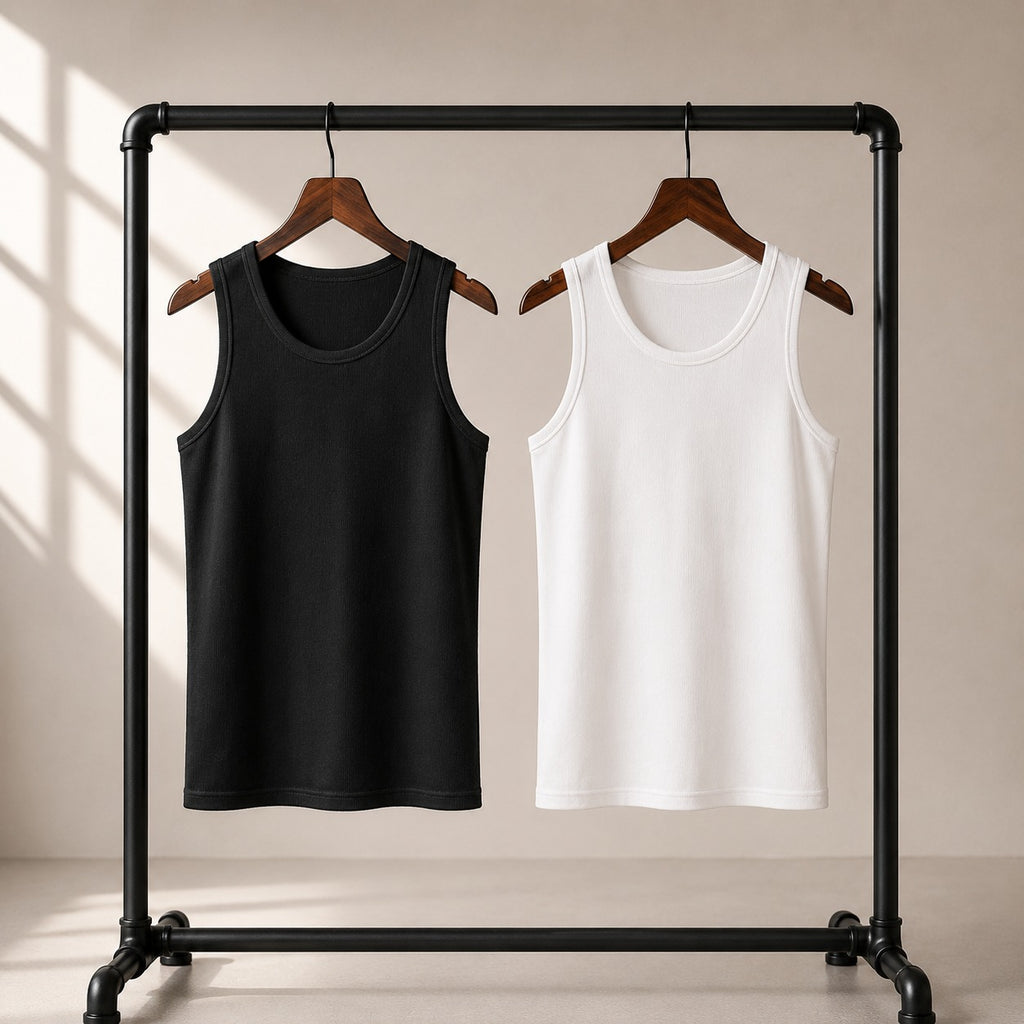 Ribbed Tank Top(Pack Of 2)