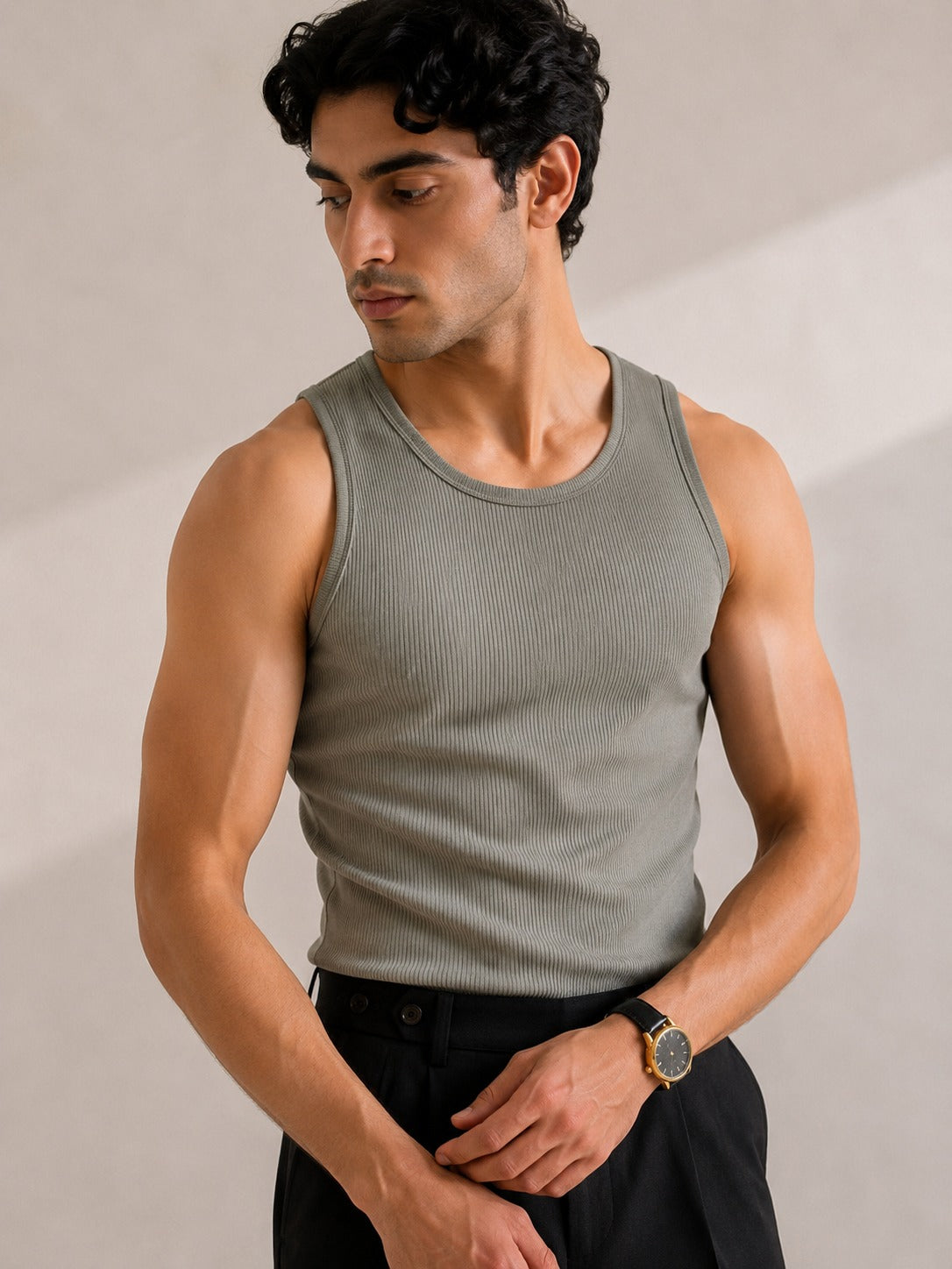 Ribbed Tank Top(Ribbed Vest)