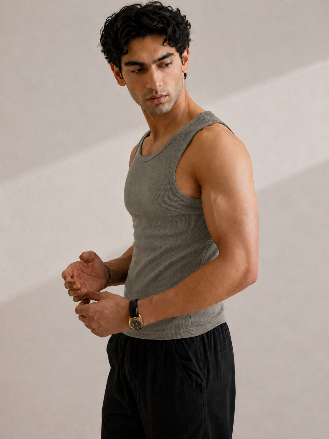 Ribbed Tank Top(Ribbed Vest)