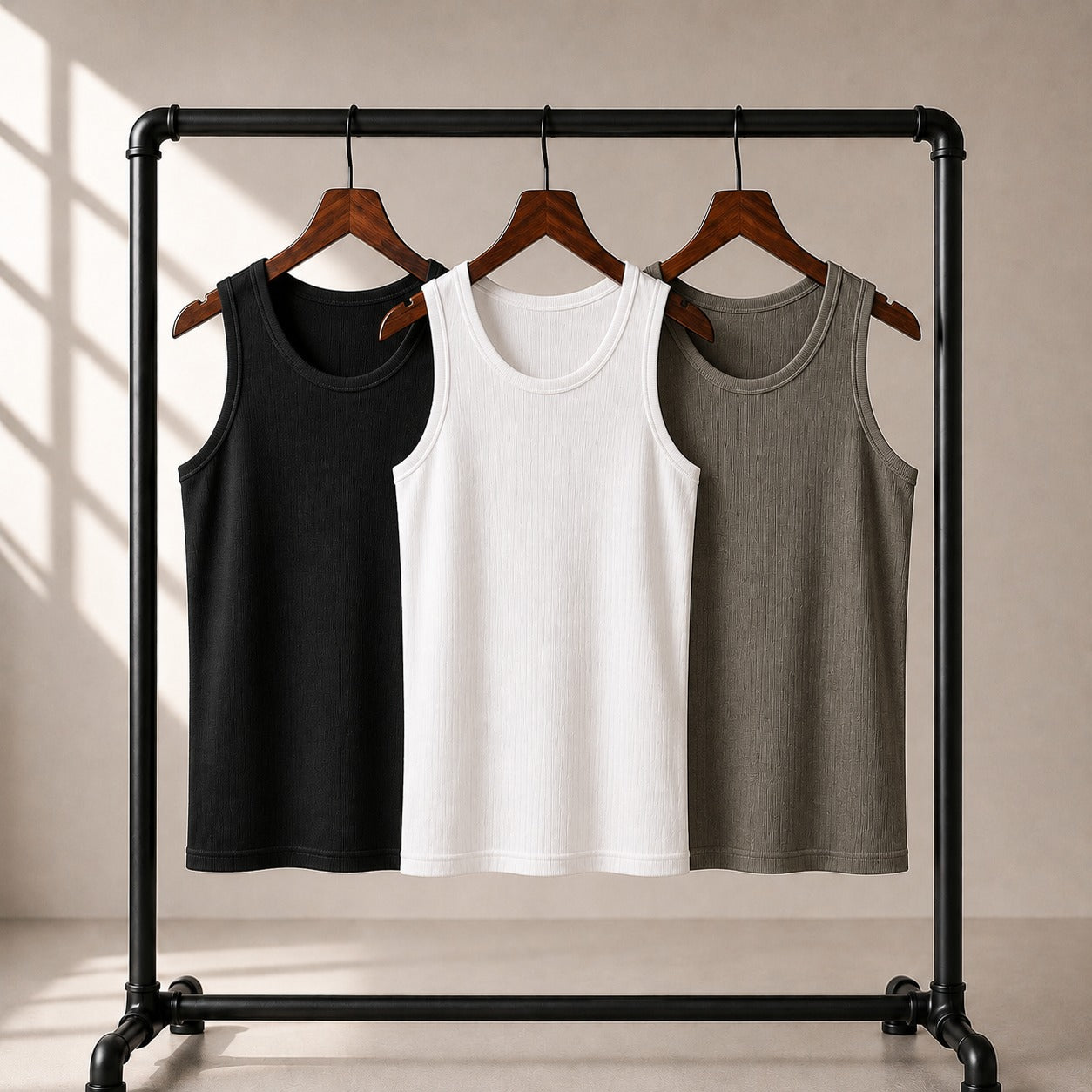 Ribbed Tank Top(Pack of 3)