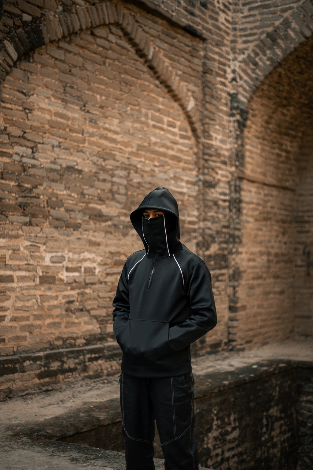 Balaclava Hoodie In Black s