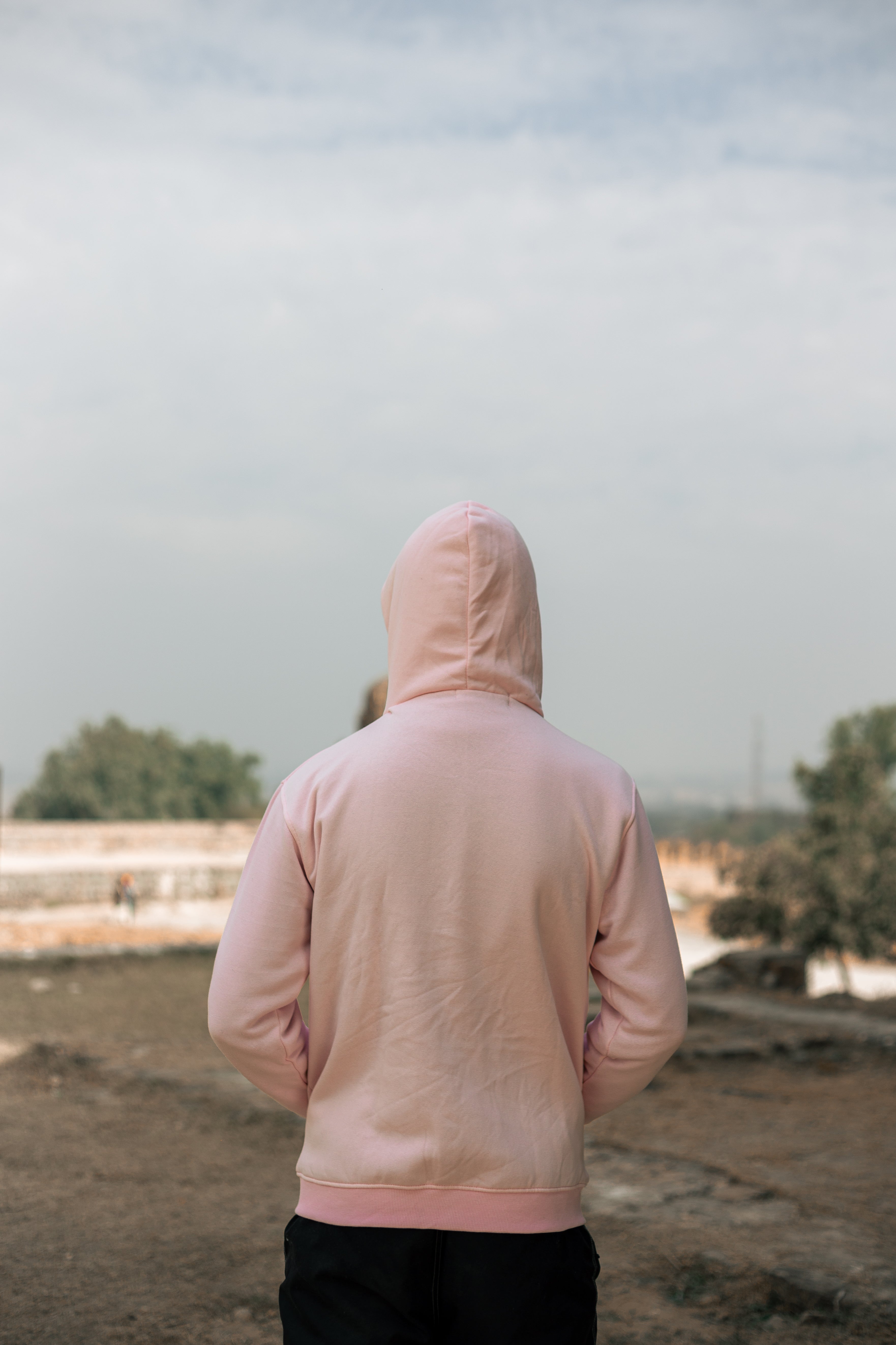 Balaclava Hoodie In Baby Pink
