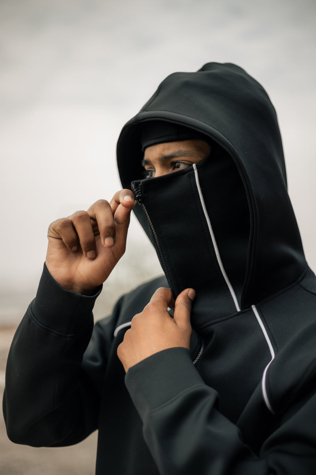 Balaclava Hoodie In Black s