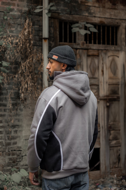 Balaclava Hoodie In Charcoal