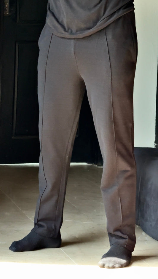 Pleated Trouser in Black