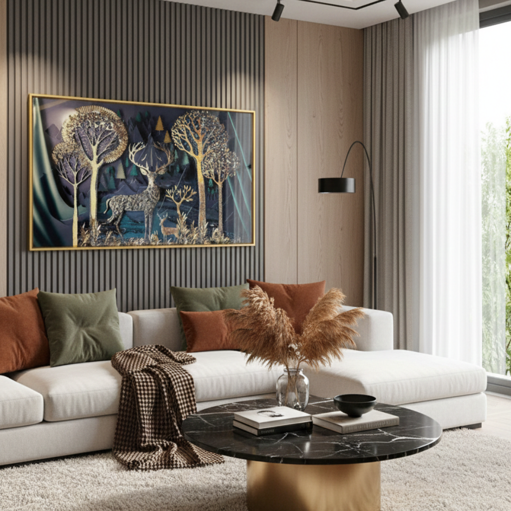 Quarter-Zip Sweatshirt in Scuba