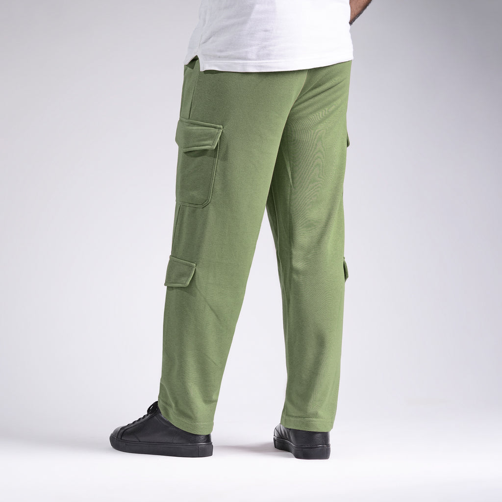 Wide Leg Cargo in Olive