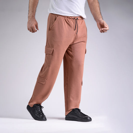 Wide Leg Cargo in Mocha Mousse