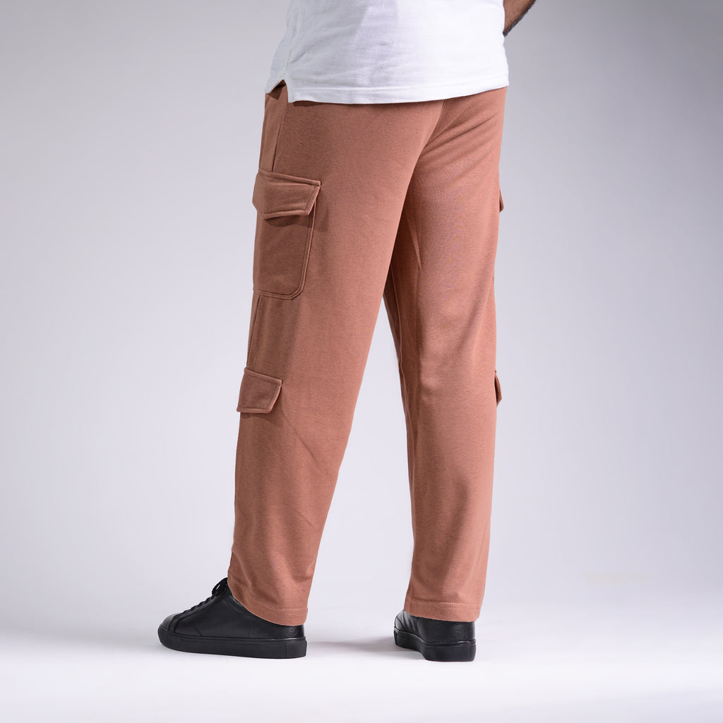 Wide Leg Cargo in Mocha Mousse